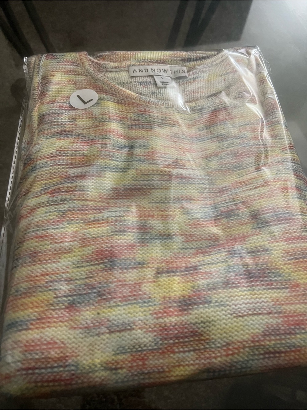 Sleeveless Multicolor Knit Maxi Dress - Picture 4 of 4